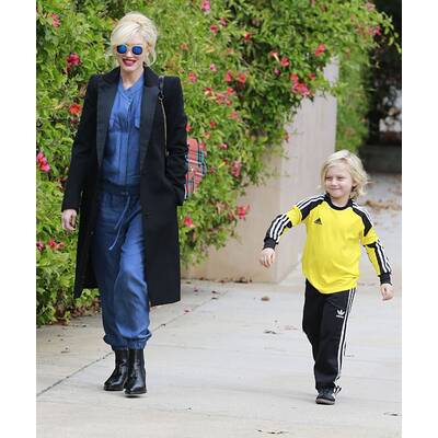 Gwen Stefani unterwegs mit ihrer Familie