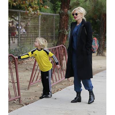 Gwen Stefani unterwegs mit ihrer Familie