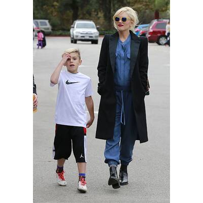 Gwen Stefani unterwegs mit ihrer Familie