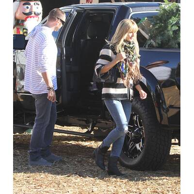 Heidi Klum & Familie suchen Christbaum aus