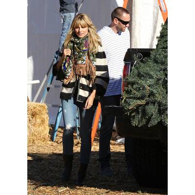 Heidi Klum & Familie suchen Christbaum aus