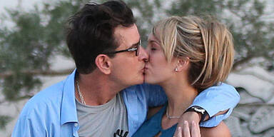 Charlie Sheen & Brett Rossi