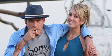 Charlie Sheen & Brett Rossi