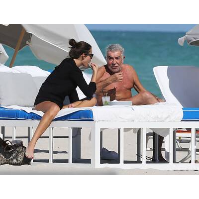 Roberto Cavalli mit Freundin in Miami
