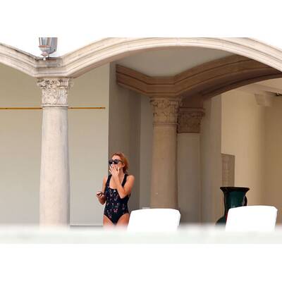 Lindsay Lohan im Badeanzug