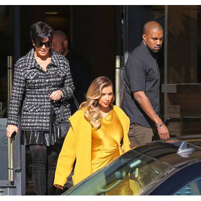 Kim & Kanye gehen mit Kris Jenner einkaufen