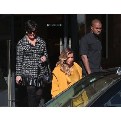 Kim & Kanye gehen mit Kris Jenner einkaufen