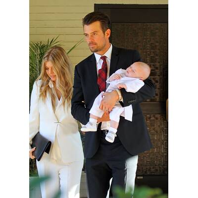 Fergie & Josh Duhamel lassen baby Axl taufen