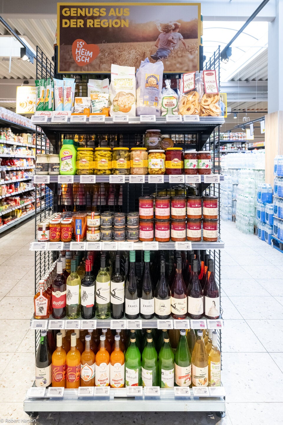 Rund 800 m² Verkaufsfläche im BILLA Team Imamovic bieten Platz für ein breites Sortiment.