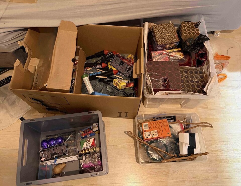 Pyrotechnik sichergestellt Gumpoldskirchen