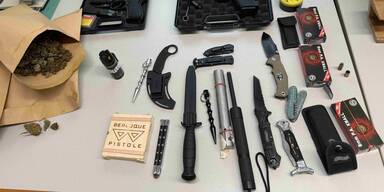 Pyrotechnik sichergestellt Gumpoldskirchen