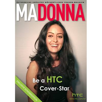 Cover-Model by HTC & MADONNA 