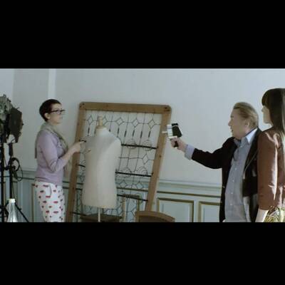 Nena und Helmut Berger drehen Videoclip