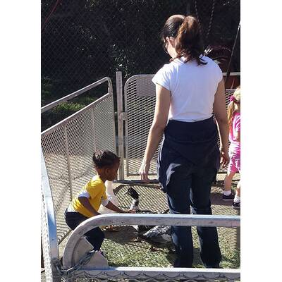 Kristin Davis mit Tochter am Farmer's Market