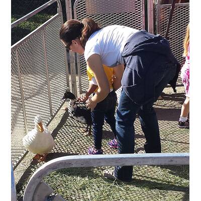 Kristin Davis mit Tochter am Farmer's Market