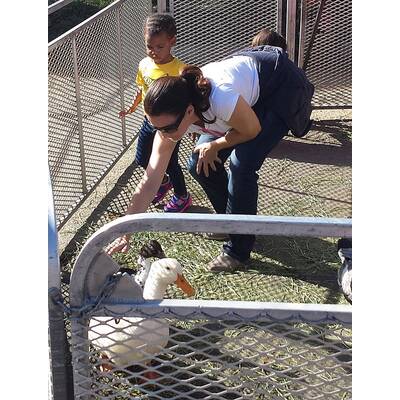 Kristin Davis mit Tochter am Farmer's Market