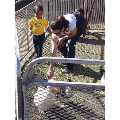 Kristin Davis mit Tochter am Farmer's Market