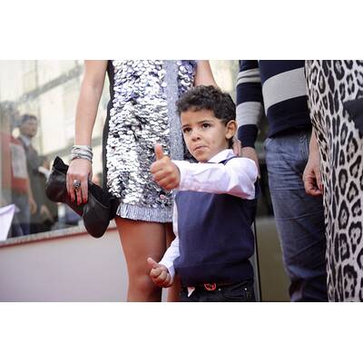 Cristiano Ronaldo nimmt Sohn zur Museums-Eröffnung mit