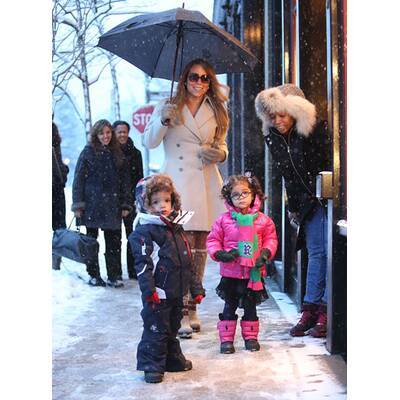 Mariah Carey genießt die Feiertage in Aspen