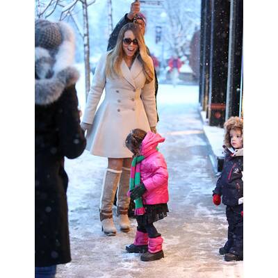 Mariah Carey genießt die Feiertage in Aspen