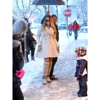 Mariah Carey genießt die Feiertage in Aspen