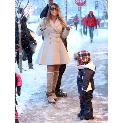 Mariah Carey genießt die Feiertage in Aspen