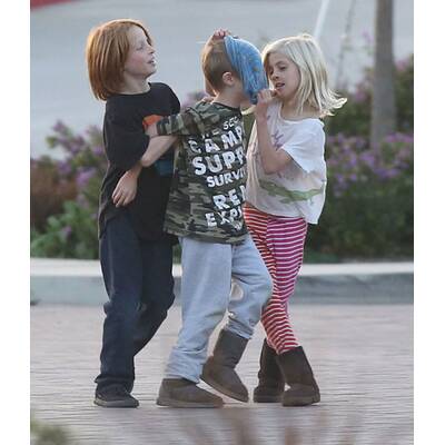 Hazel, Phinnaeus und Henry beim wilden Spiel