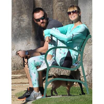 Heidi Klum verliebt mit Lover Martin Kristen