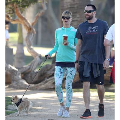 Heidi Klum verliebt mit Lover Martin Kristen