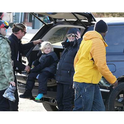 Gwen Stefani & Seal treffen sich im Ski-Urlaub