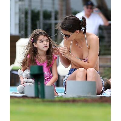 Katie Holmes im Badeurlaub mit Tochter Suri