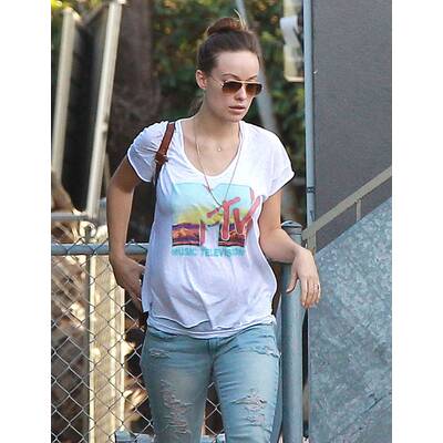 Schwangere Olivia Wilde zeigt Baby-Bauch