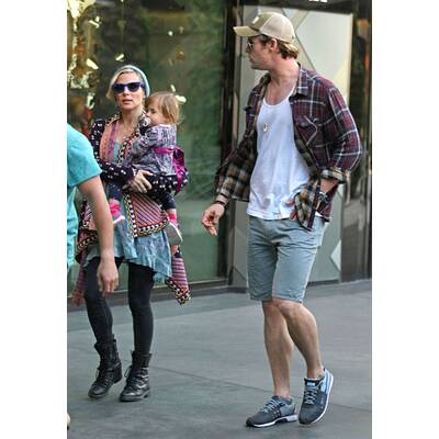 Chris Hemsworth bei Lunch-Date mit Frau und Tochter