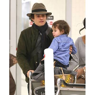 Orlando Bloom & Flynn: Ankunft in Los Angeles