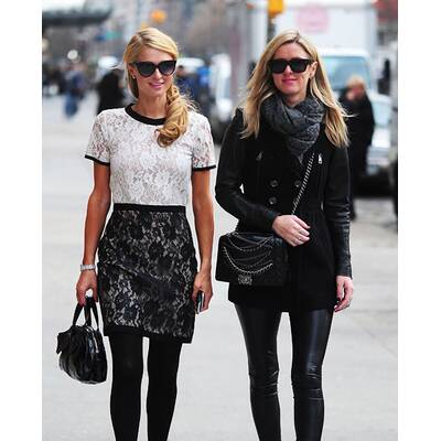 Paris & Nicky Hilton beim Shoppen in New York