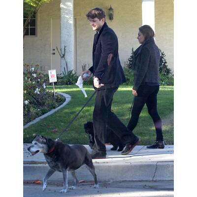 Ashton Kutcher & Mila Kunis: Morgenspaziergang