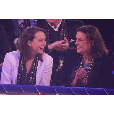 Die monegassischen Royals haben Spaß bei Zirkusfest