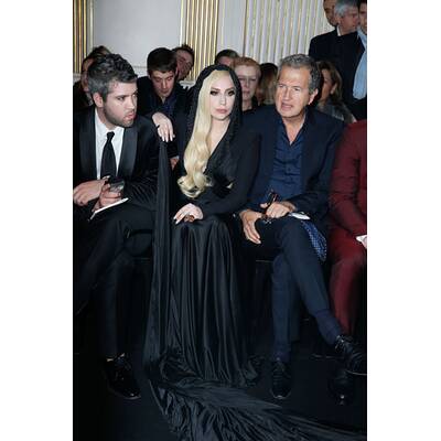 Lady Gaga & Donatella Versace: Doppeltes Lottchen bei Paris Fashion Week