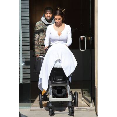 Kim & Kanye unterwegs mit Nori