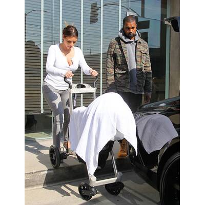 Kim & Kanye unterwegs mit Nori