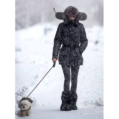 Olivia Palermo trotzt Schnee und Kälte