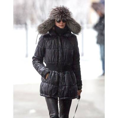 Olivia Palermo trotzt Schnee und Kälte