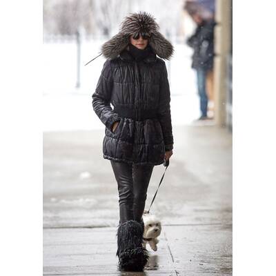 Olivia Palermo trotzt Schnee und Kälte