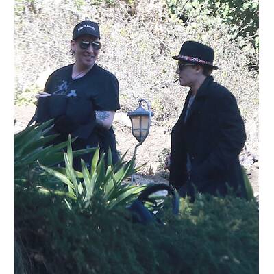 Johnny Depp & Marilyn Manson, was habt ihr denn da?