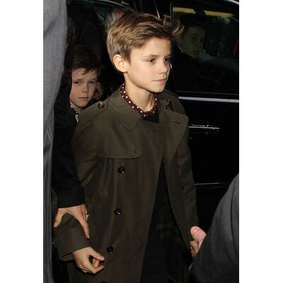 Die Beckhams gehen Mittagessen