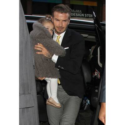 Die Beckhams gehen Mittagessen