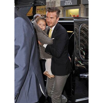 Die Beckhams gehen Mittagessen
