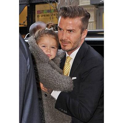 Die Beckhams gehen Mittagessen