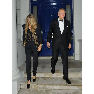 Cara Delevingne mit Papa Charles am Weg zu Charity Dinner