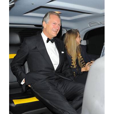 Cara Delevingne mit Papa Charles am Weg zu Charity Dinner